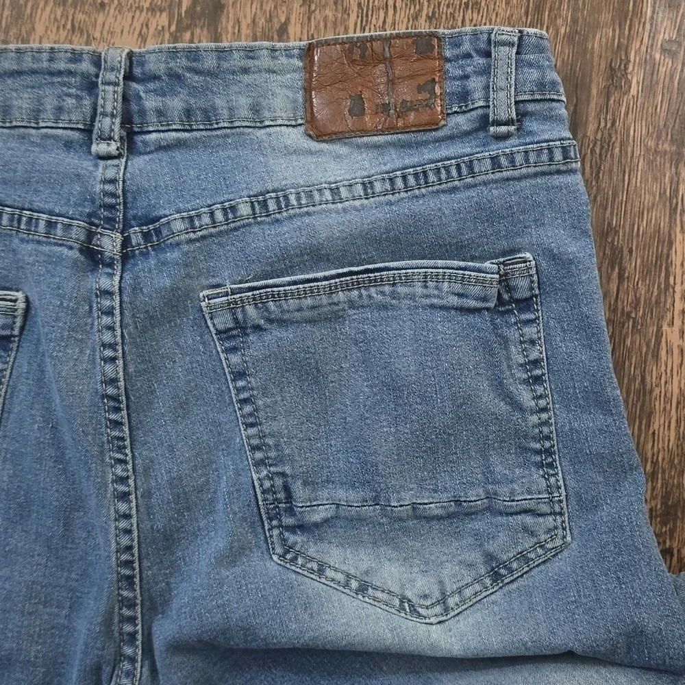 HUDSON & BARROW Men's Blue Denim Jeans Sz 36 X‎ 32 Slim Stretch